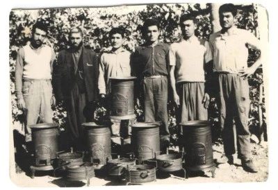 Bağgöze Köyünde 1960 Yılına Ait Soba Yapımı Fotoğrafı Gün Yüzüne Çıktı