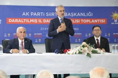 Bakan Uraloğlu, AK Parti Siirt İl Danışma Meclisi Toplantısı'nda konuştu