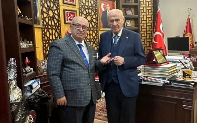 Baştuğ’dan Bahçeli’ye “Terörsüz Türkiye Projesi” Teşekkür Ziyareti