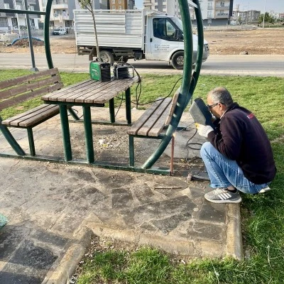 Batman Belediyesi Park Mobilyalarını Gözden Geçiriyor