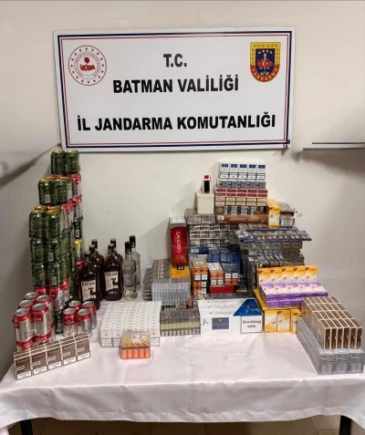 Batman'da 13 bin 176 paket kaçak sigara ele geçirildi