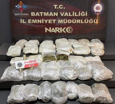 Batman'da 20 kilogram skunk ele ge&ccedil;irildi