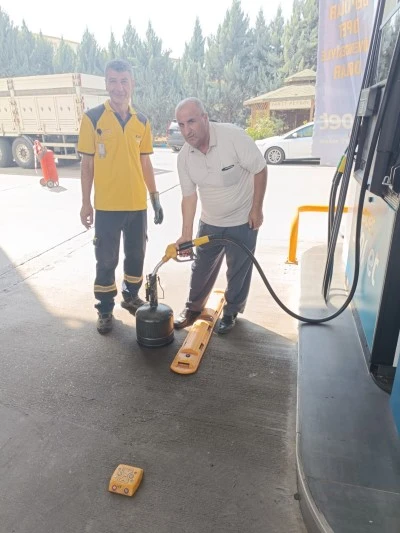 Batman'da akaryakıt istasyonlarında denetim yapıldı