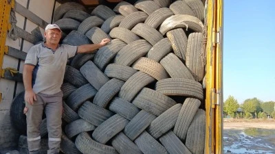 Batman'da atık araç lastikleri ekonomiye kazandırılıyor