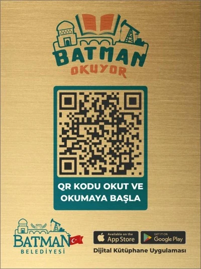 Batman'da dijital k&uuml;t&uuml;phane uygulaması hizmete girdi