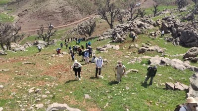 Batman'da eğitimciler 15 gün ömrü olan bitki için yürüdü!