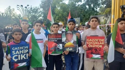 Batman'da Filistin ve Küresel Sumud Filosu'na destek