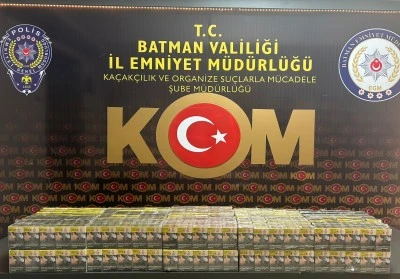 Batman'da gümrük kaçağı 1300 paket sigara ele geçirildi