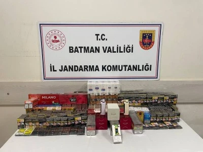 Batman'da gümrük kaçağı 1510 paket sigara ele geçirildi
