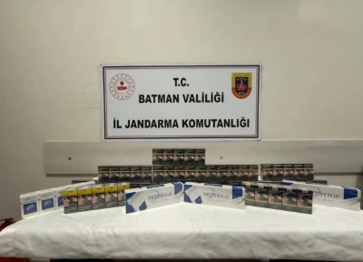 Batman'da gümrük kaçağı 3 bin 550 paket sigara ele geçirildi