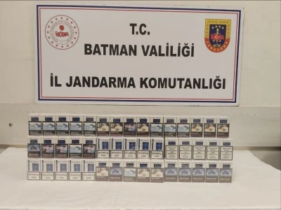 Batman'da gümrük kaçağı 3 bin 88 paket sigara ele geçirildi