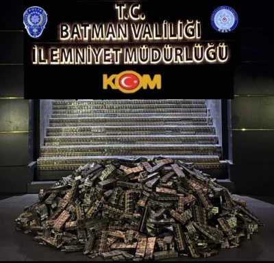 Batman'da gümrük kaçağı 31 bin 410 paket sigara ele geçirildi