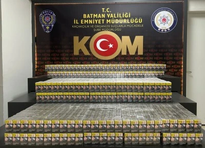 Batman'da gümrük kaçağı 5 bin 240 paket sigara ele geçirildi