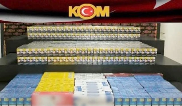 Batman'da gümrük kaçağı 5 bin 375 paket sigara ele geçirildi
