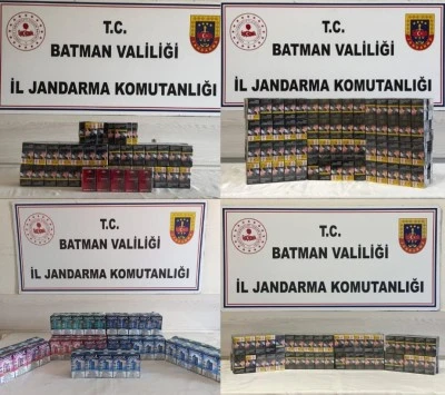 Batman'da kaçakçılık operasyonunda 4 kişi hakkında adli işlem yapıldı