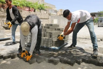 Batman’da kaldırımlar yenileniyor