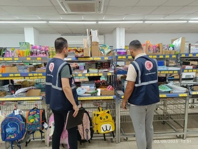 Batman'da kırtasiye ürünleri denetlendi