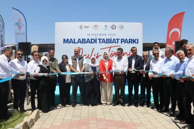 Batman'da Malabadi Tabiat Parkı hizmete açıldı