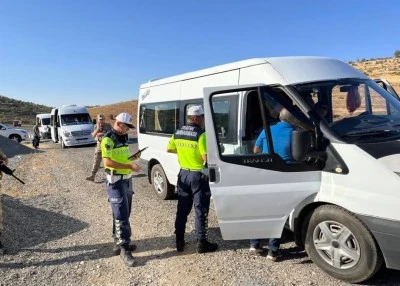 Batman'da öğrenci servislerine yönelik denetim yapıldı
