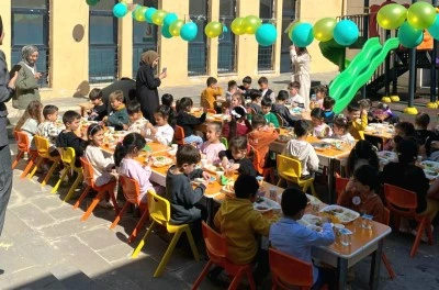 Batman'da "tekne orucu" tutan &ouml;ğrenciler i&ccedil;in iftar programı d&uuml;zenlendi