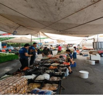 Batman'da semt pazarlarında gıda denetim yapıldı