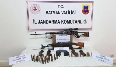 Batman'da silah ka&ccedil;ak&ccedil;ılığı operasyonunda yakalanan ş&uuml;pheli tutuklandı