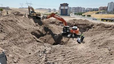 Batman-Diyarbakır &Ccedil;evre Yolunda &Ccedil;&ouml;kme Meydana Geldi