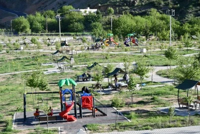 Batman Kozluk'ta 60 dönüm üzerine yapılan mesire alanı hizmete açıldı