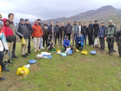 Batman Sason'da ağa&ccedil;landırma etkinliği d&uuml;zenledi