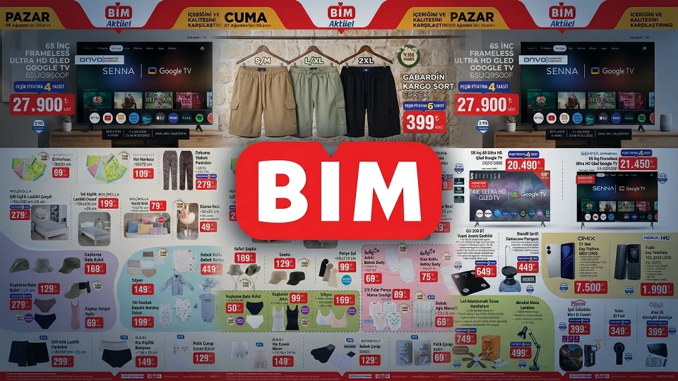 BİM 7-9 Ağustos 2026 Akt&uuml;el &Uuml;r&uuml;nler Kataloğu Yayımlandı: Bu Hafta Hangi &Uuml;r&uuml;nler İndirimde? İşte Fiyat Listesi