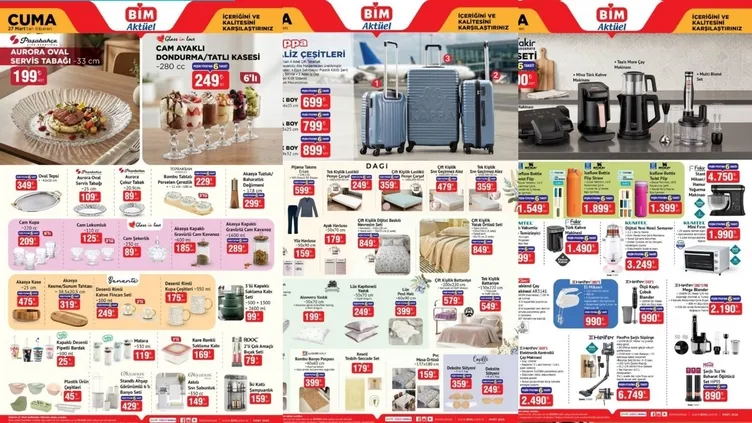BİM Akt&uuml;el Katalog 24-27 Mart 2026: Bu Hafta Neler İndirimde? BİM&rsquo;e Bu Hafta Gelecek &Uuml;r&uuml;nler Neler? İşte Tam Liste