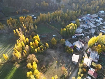 Bitlis'in doğal güzellikleri sonbahar renklerine büründü