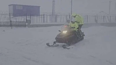 Bitlis'te kar motoru trafik ekiplerine hız kazandırıyor