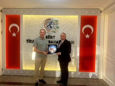 Bozüyük TSO Başkanı Çelik’ten Siirt TSO’ya ziyaret