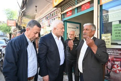 CHP'li &Ouml;zkan Siirt'te Esnafı Dinledi, T&Uuml;İK&rsquo;i Eleştirdi