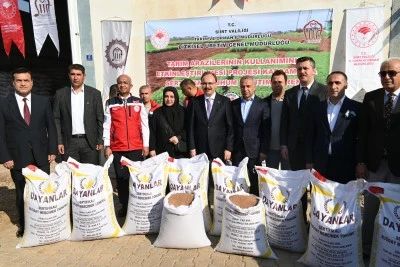 Çiftçilere sertifikalı mercimek tohumu dağıtıldı