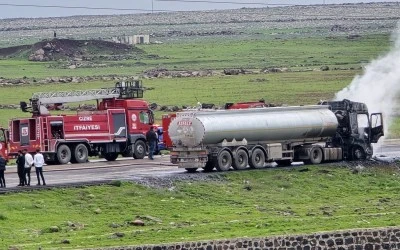 Cizre'de tırda &ccedil;ıkan yangın s&ouml;nd&uuml;r&uuml;ld&uuml;