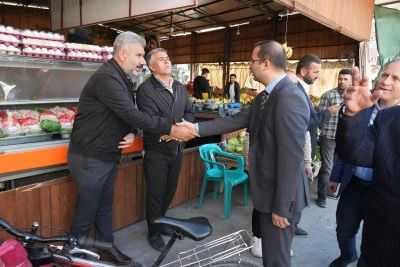 Kaymakam Baycar, Cizre'de esnafı ziyaret etti
