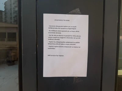 DBP Kurtalan&rsquo;dan Uyuşturucuya Karşı Afiş &Ccedil;alışması