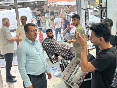 DEM/DBP Kurtalan&rsquo;da Esnaf Ziyareti Ger&ccedil;ekleştirdi