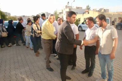 DEM Parti heyetinden Kurtalan’da taziye ziyareti