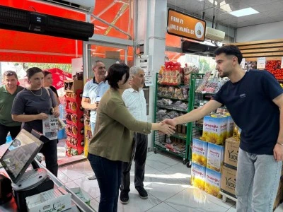DEM Parti Milletvekili Sarıtaş Eruh&rsquo;ta Esnafı Ziyaret Etti