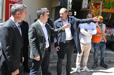 Derik Kaymakamı Bayraklı, ikinci etap doğalgaz çalışmasını inceledi