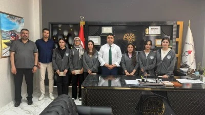 DicleFest 2026 Şampiyonları, Kurtalan İl&ccedil;e Milli Eğitim M&uuml;d&uuml;r&uuml; Faysal Polat'ı Ziyaret Etti