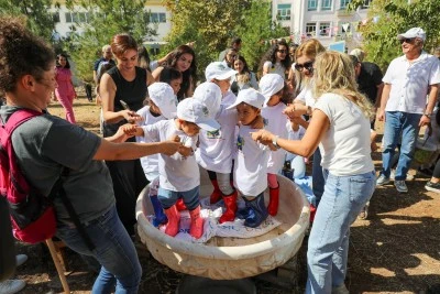 Diyarbakır'da anaokulu öğrencilerine yönelik bağ bozumu etkinliği yapıldı