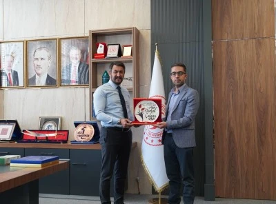 Ensar Vakfı Siirt Şubesi&rsquo;nden Gen&ccedil;lik ve Spor İl M&uuml;d&uuml;r&uuml; &Ccedil;algan&rsquo;a ziyaret