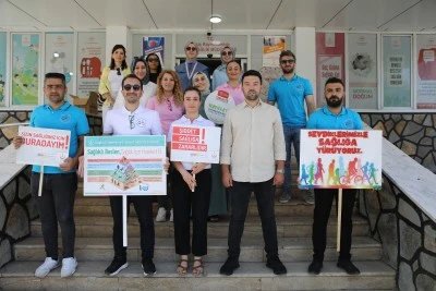 Erciş'te Halk Sağlığı Haftası yürüyüşü düzenlendi