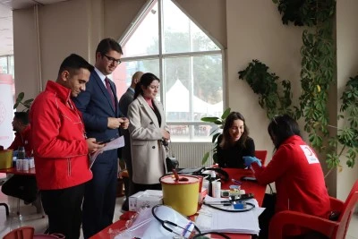 Erciş'te kan bağışı kampanyası başlatıldı