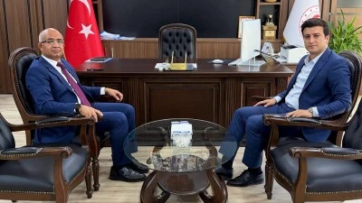 Eruh Kaymakamı &Ccedil;etin&rsquo;den İl Tarım ve Orman M&uuml;d&uuml;r&uuml; Şanverdi&rsquo;ye ziyaret