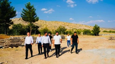 Eruh'ta Yapımı Devam Eden Y&uuml;zme Havuzunda İnceleme